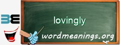 WordMeaning blackboard for lovingly